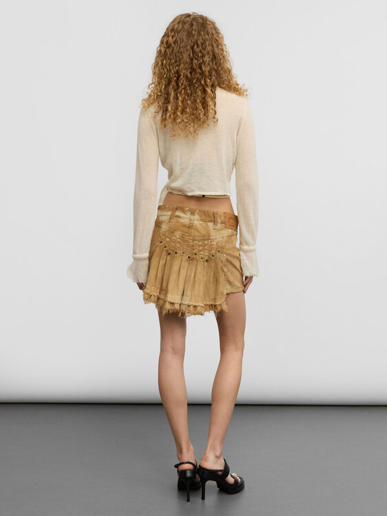 Fornarina Distressed Mini Skirt 