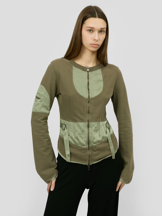 Patrizia Pepe Zip-Up Cardigan 