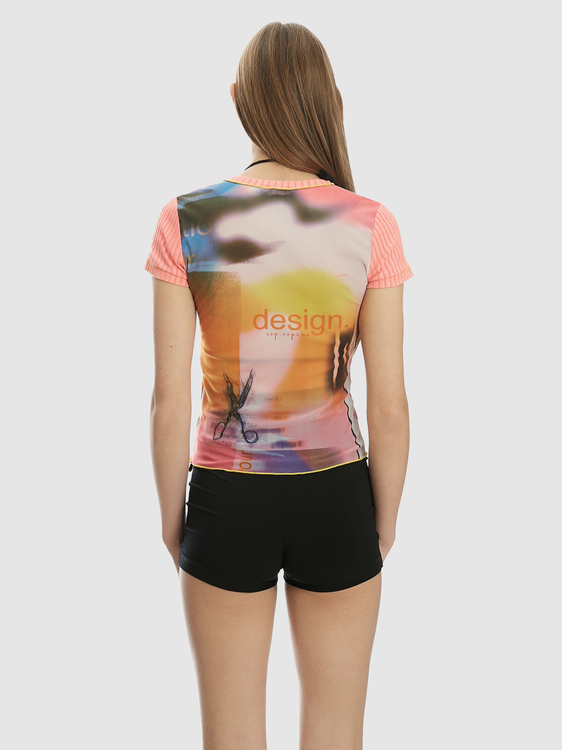 Cop Copine Mesh T-Shirt 