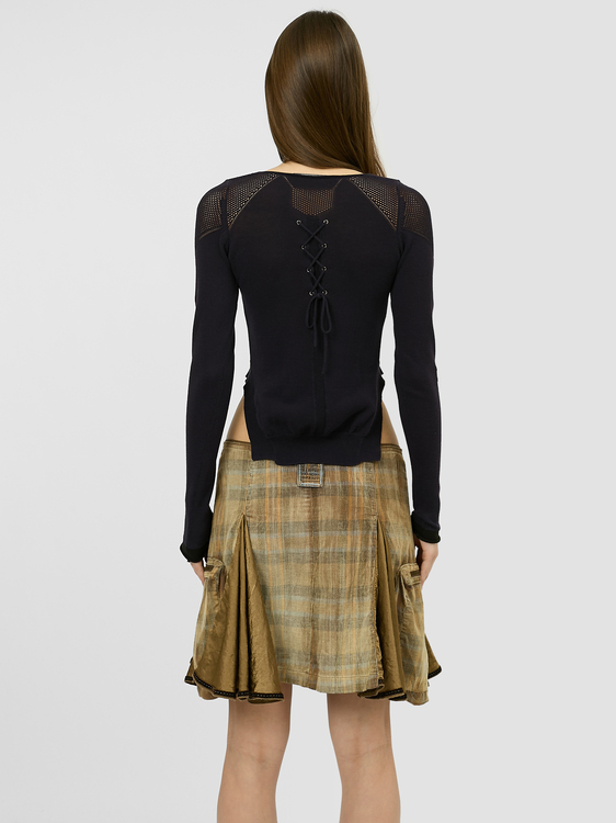 Girbaud Corduroy Mini Skirt 