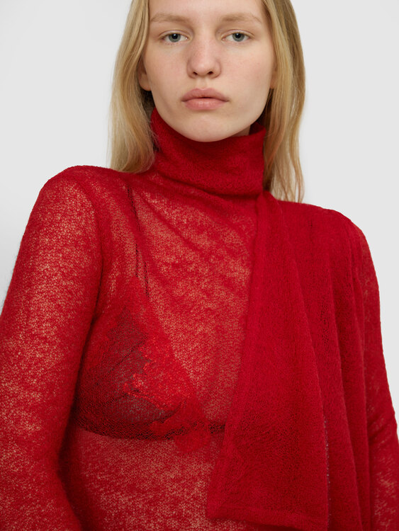 Plein Sud Red Mantle Jumper 