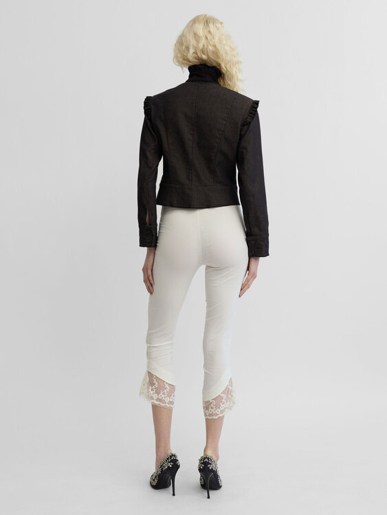 White Stretchy Pantaloons 