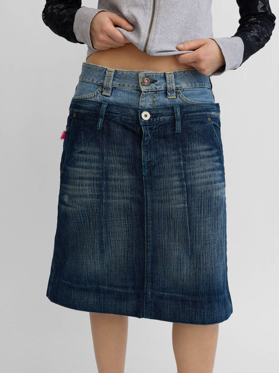 Nolita Denim Midi Skirt 
