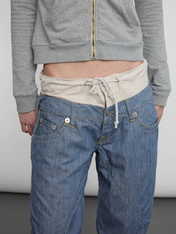 Michiko Koshino Denim Capris 