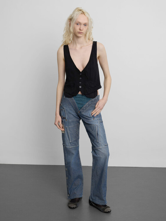 Michiko Koshino Deconstructed Jeans 