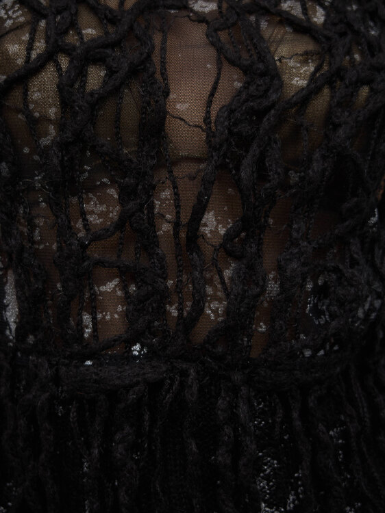 Knitted Turtleneck Vest 