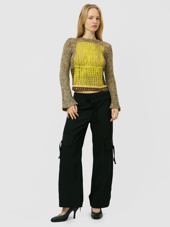 Cop Copine Striped Trousers 