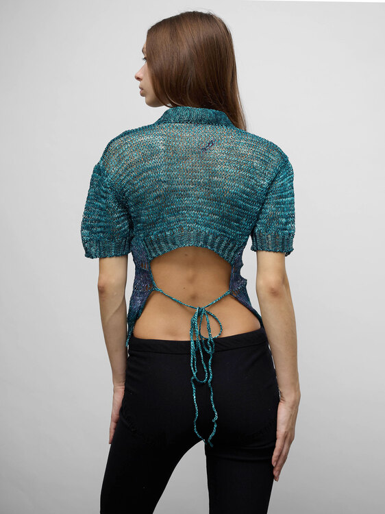 Gazebo Open Back Cardigan 