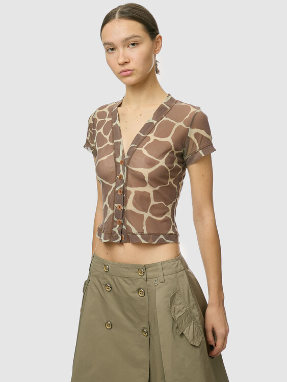 Plein Sud Mesh Blouse 