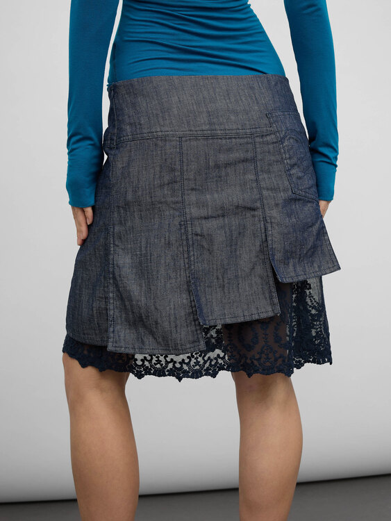 Michiko Koishino Denim Skirt 
