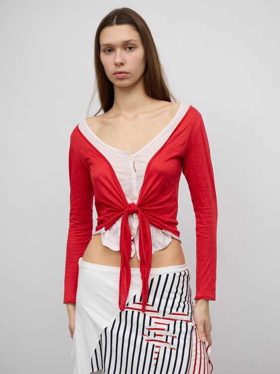 Double Layer Cardigan 