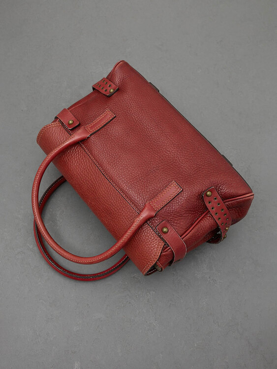 Luella Red Leather Handbag 