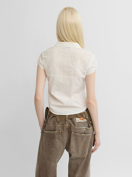 Michiko Koshino Patchwork Shirt 