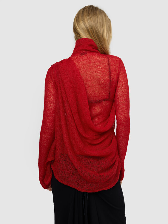 Plein Sud Red Mantle Jumper 