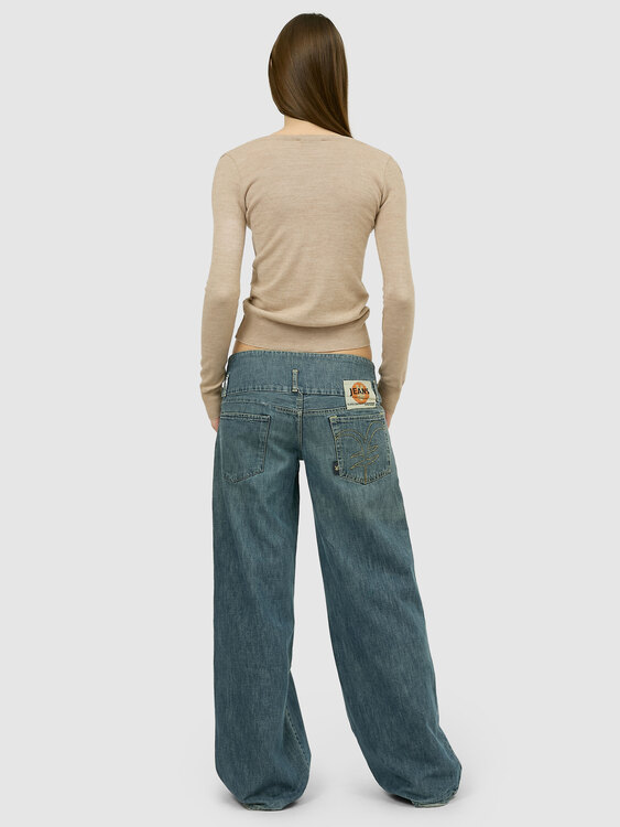 Michiko Koshino Low Rise Jeans 