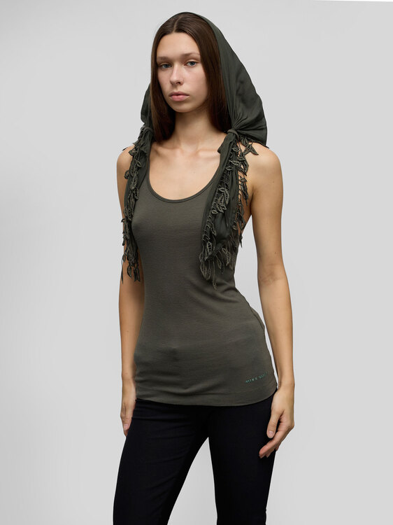 Miss Sixty Scarf Hood Top 