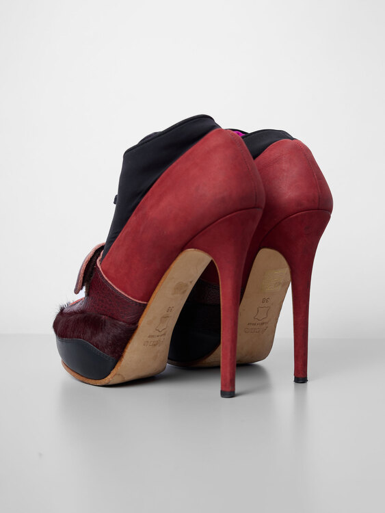 Acne Suede Sneaker Heels 