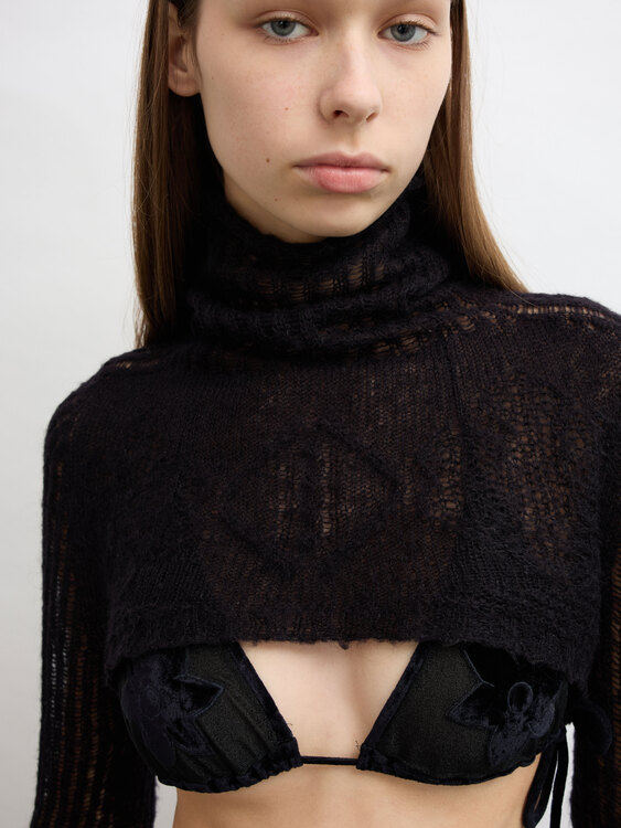 Killah Open Knit Shrug 