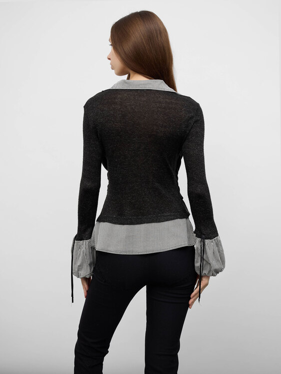 Integrated Shirt Jumper 