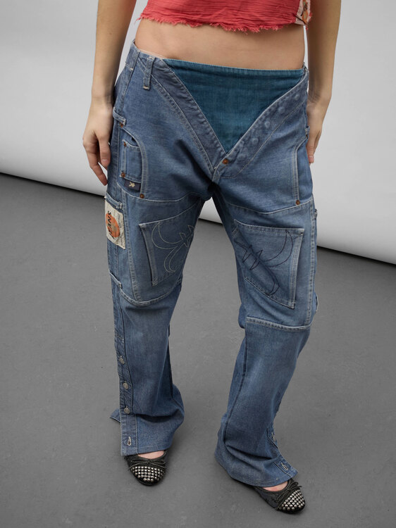 Michiko Koshino Deconstructed Jeans 