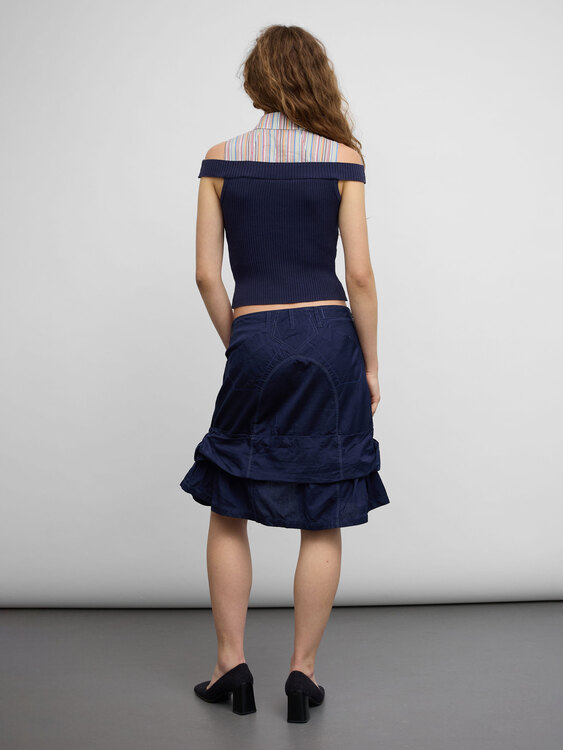 Off-Shoulder 2-in-1 Top 