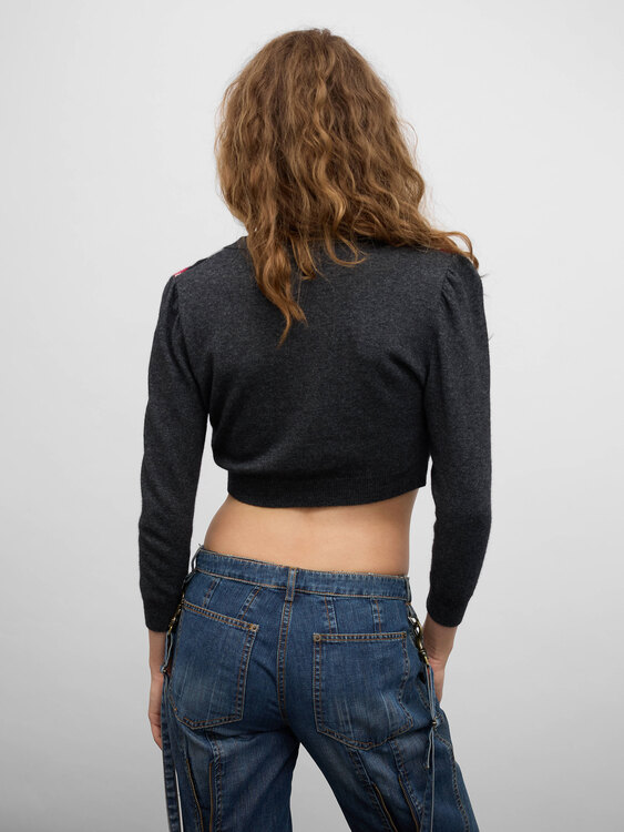 Moschino Argyle Cardigan 