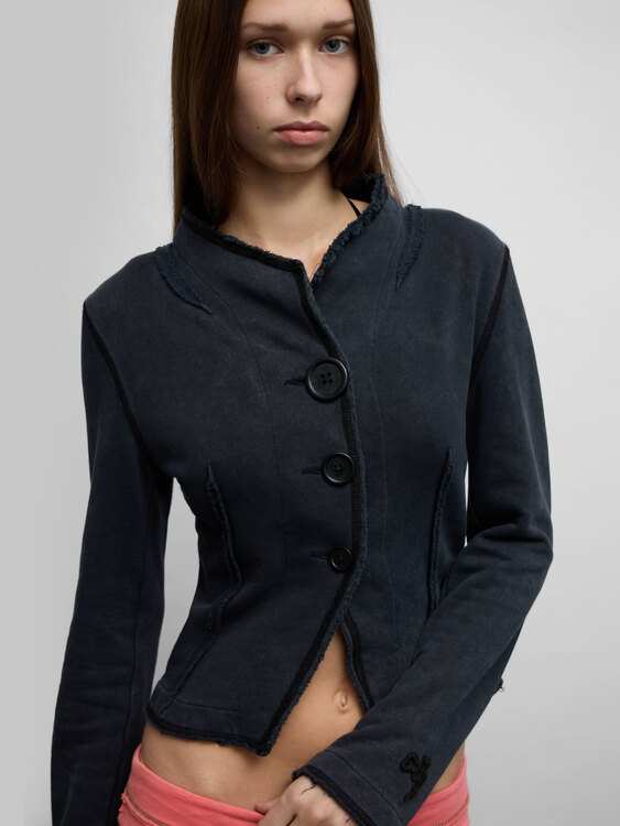 Cop Copine Inside-Out Cardigan 