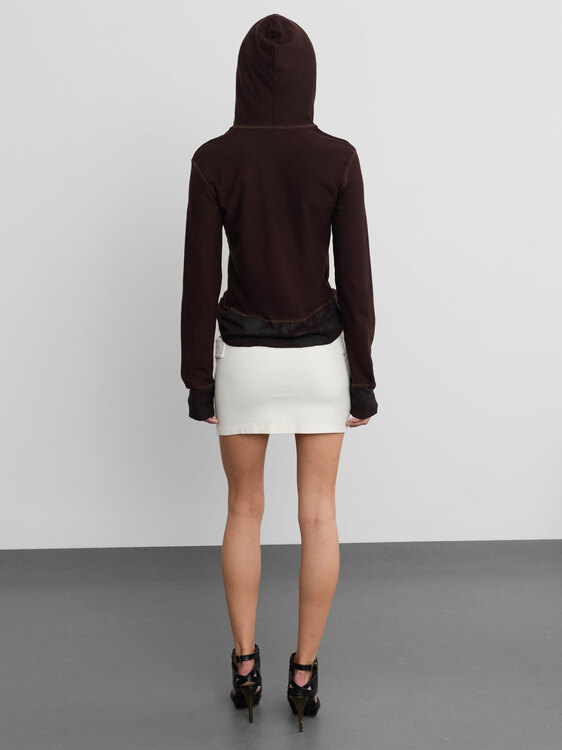 JetLag Cutout Details Mini Skirt 