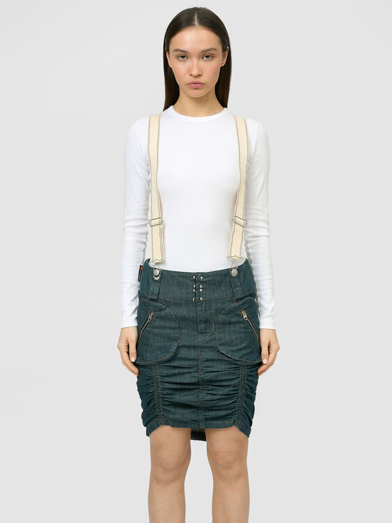Michiko Koshino Denim Skirt 