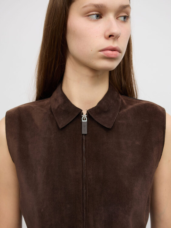 Miu Miu Suede Vest 
