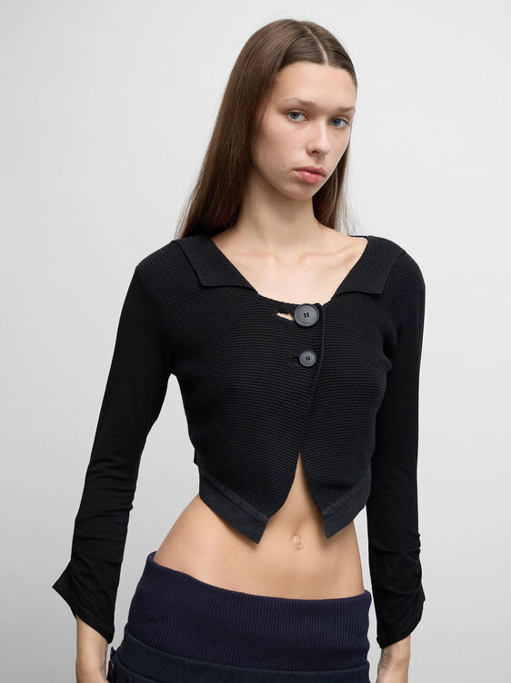 Cop Copine Cropped Cardigan 