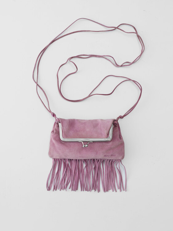 Miu Miu Suede Mini Bag 