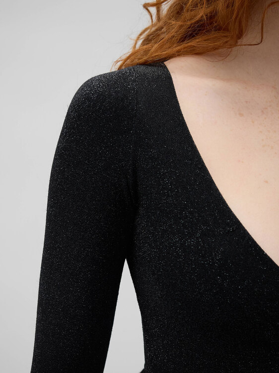 Plein Sud Lurex Cropped Top 