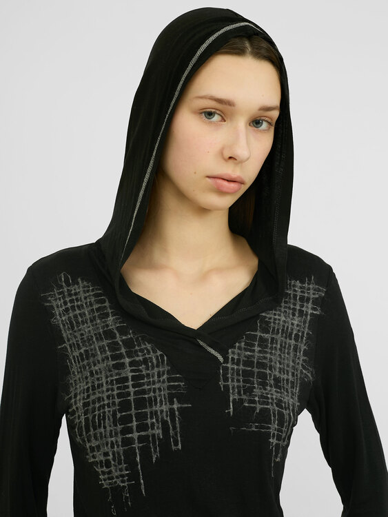 Cop Copine Hooded Blouse 