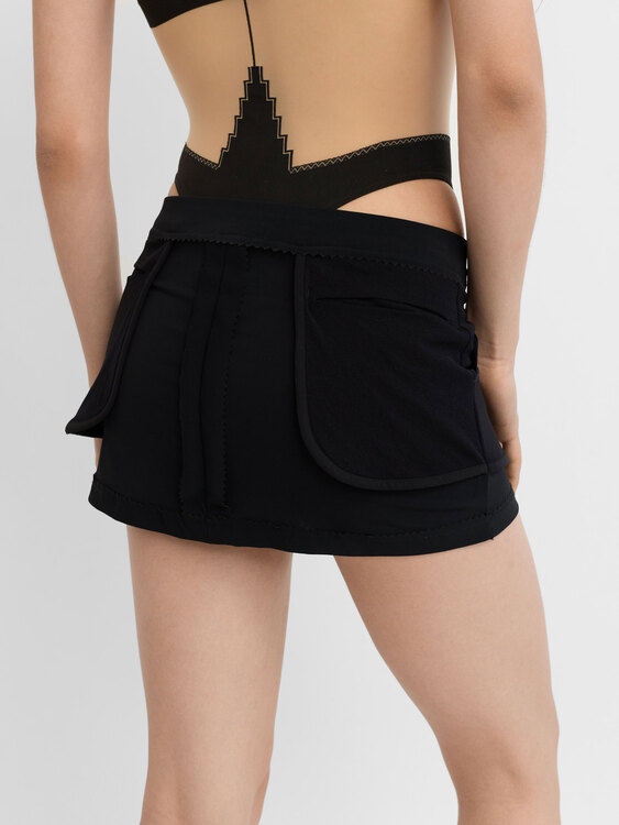 Nolita Inside Out Effect Mini Skirt 