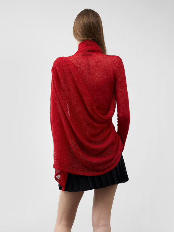 Plein Sud Red Mantle Jumper 