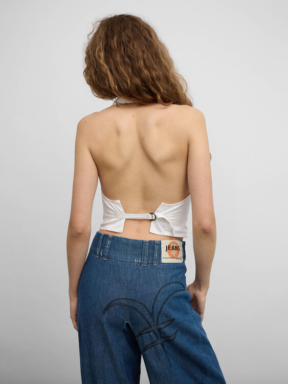 Sisley Backless Halter Vest 