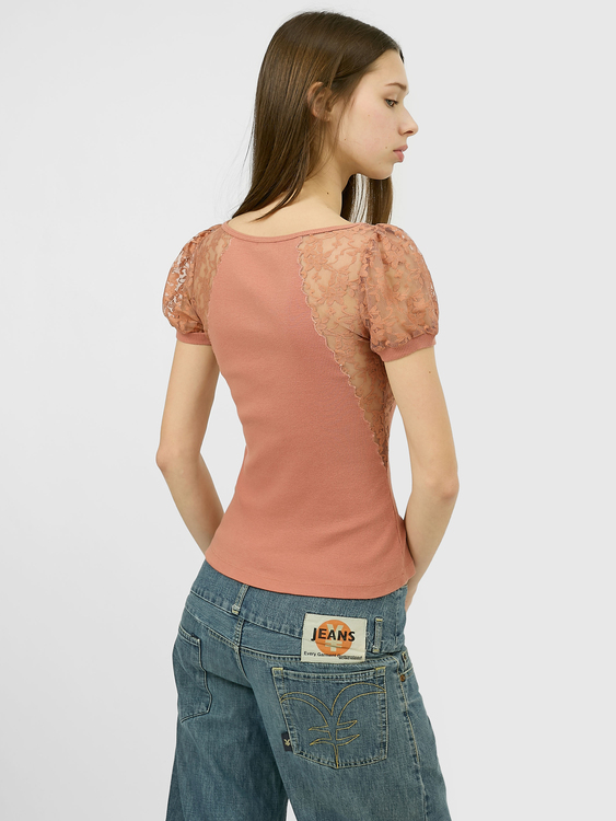 Galliano Rib Cotton Top 