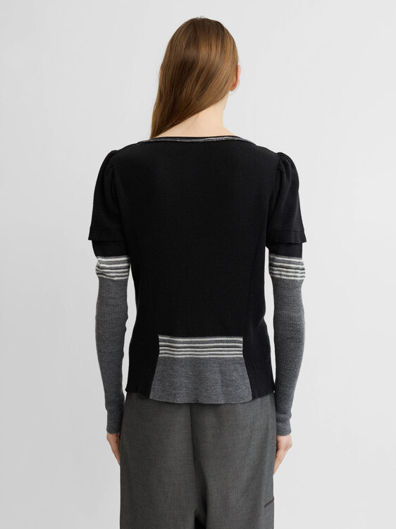 Girbaud Layered Cardigan 