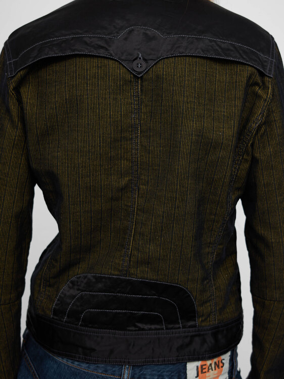 Diesel Corduroy And Satin Jacket 