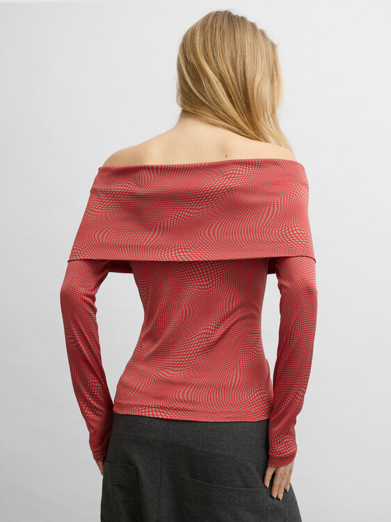 Extē Moiré Pattern Top 