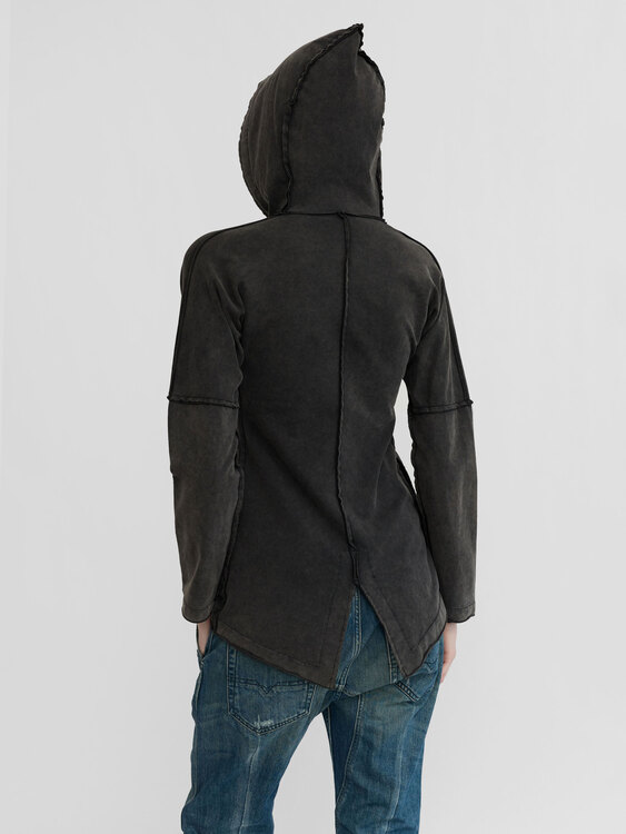 Cop Copine Acid Wash Hoodie 