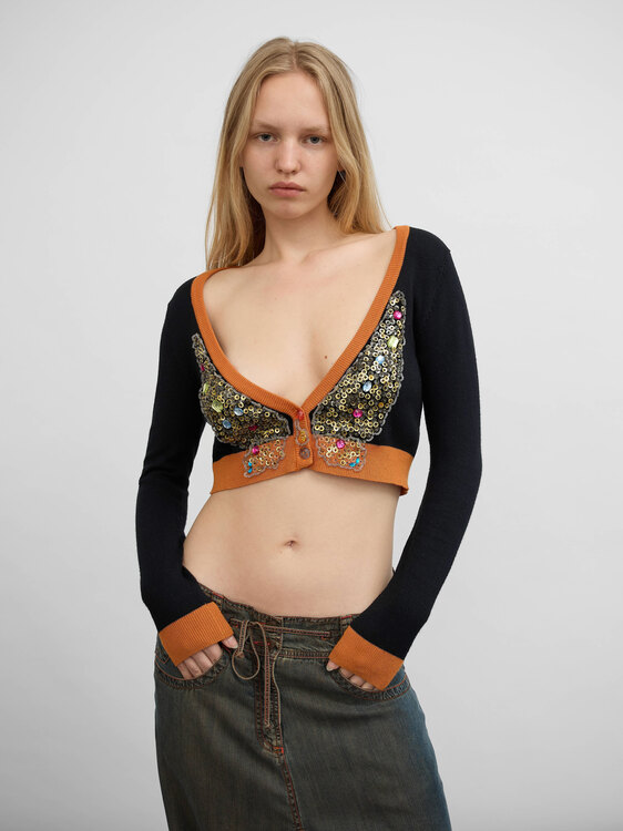 Anna Sui Knitted Cardigan 