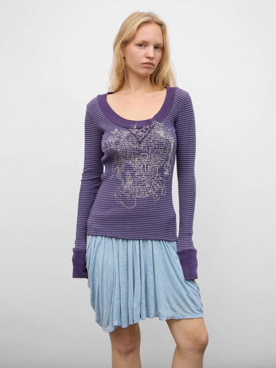 Nolita Rib Cotton Logo T-Shirt 