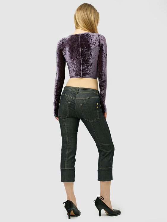 Anti-Flirt Velvet Bustier 