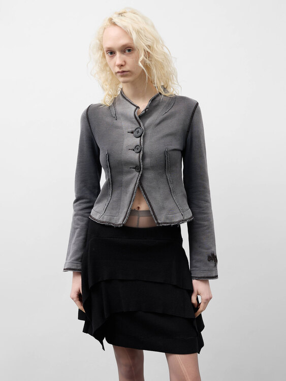 Cop Copine Inside-Out Cardigan 
