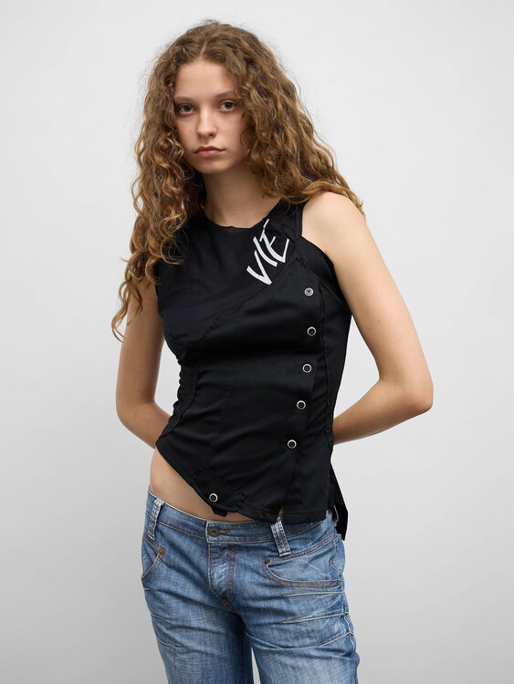 Deconstructed Sleeveless Top 