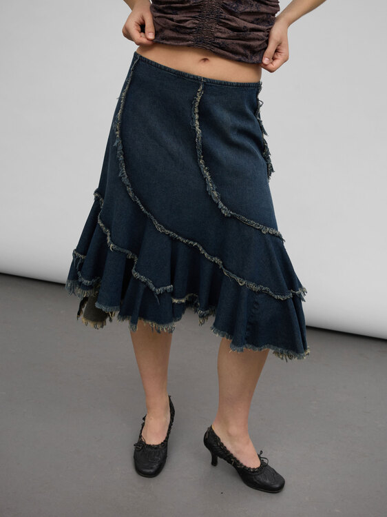 Plein Sud Denim Skirt 