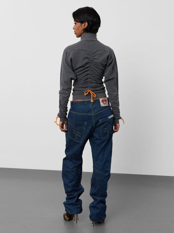 Michiko Koshino Barrel Leg Jeans 