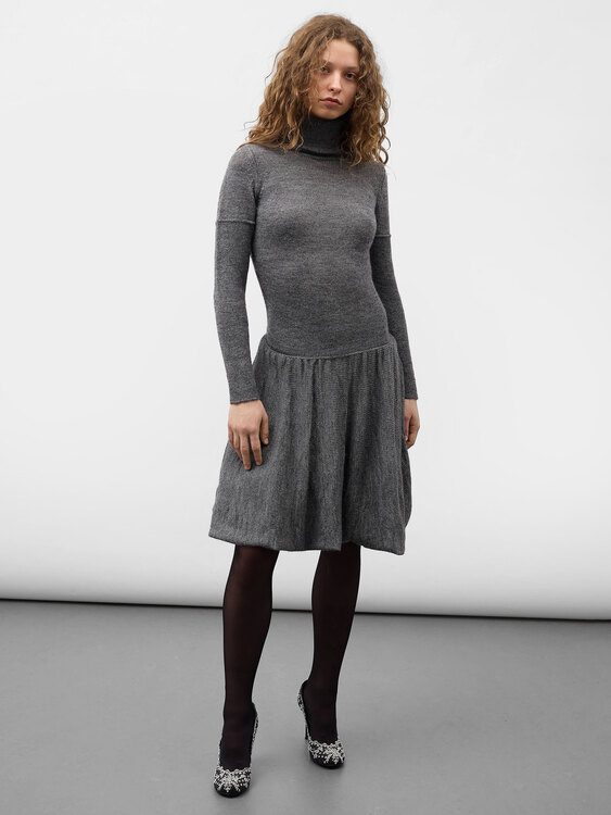 Stefanel Backless Knit Dress 